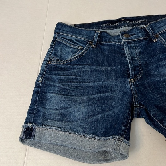 CITIZENS OF HUMANITY JEAN SHORTS SIZE 27 - Picture 2 of 16